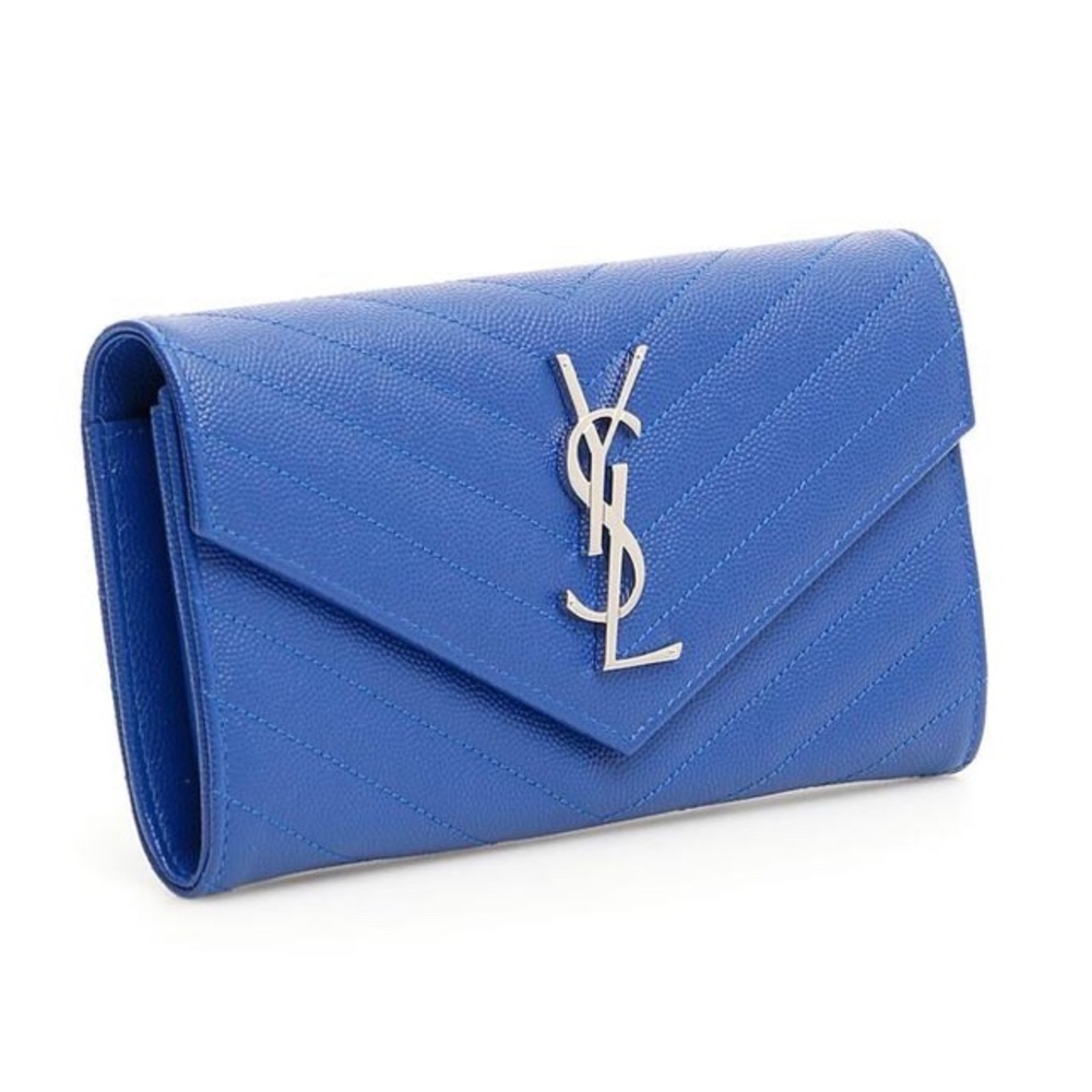 SAINT LAURENT YSL MONOGRAM MATELASSé WALLET